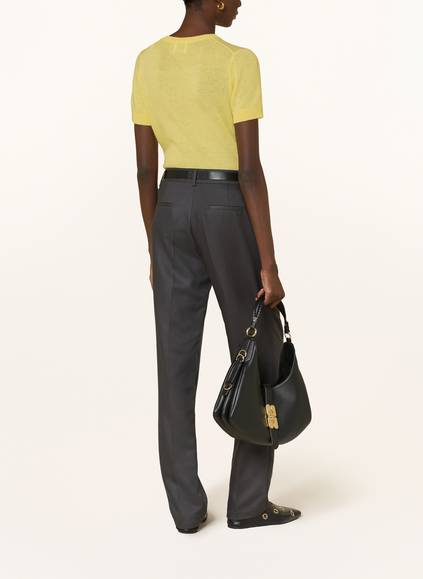 ALLUDE Strickshirt aus Cashmere: GELB