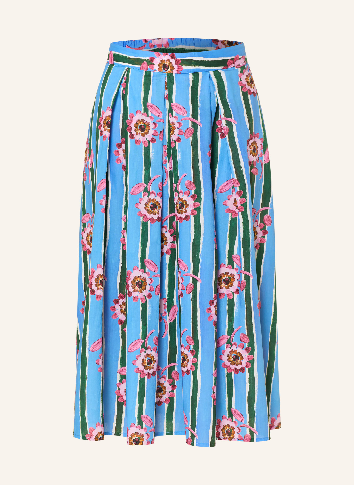 rossana diva skirt: BLUE / PINK / DARK GREEN
