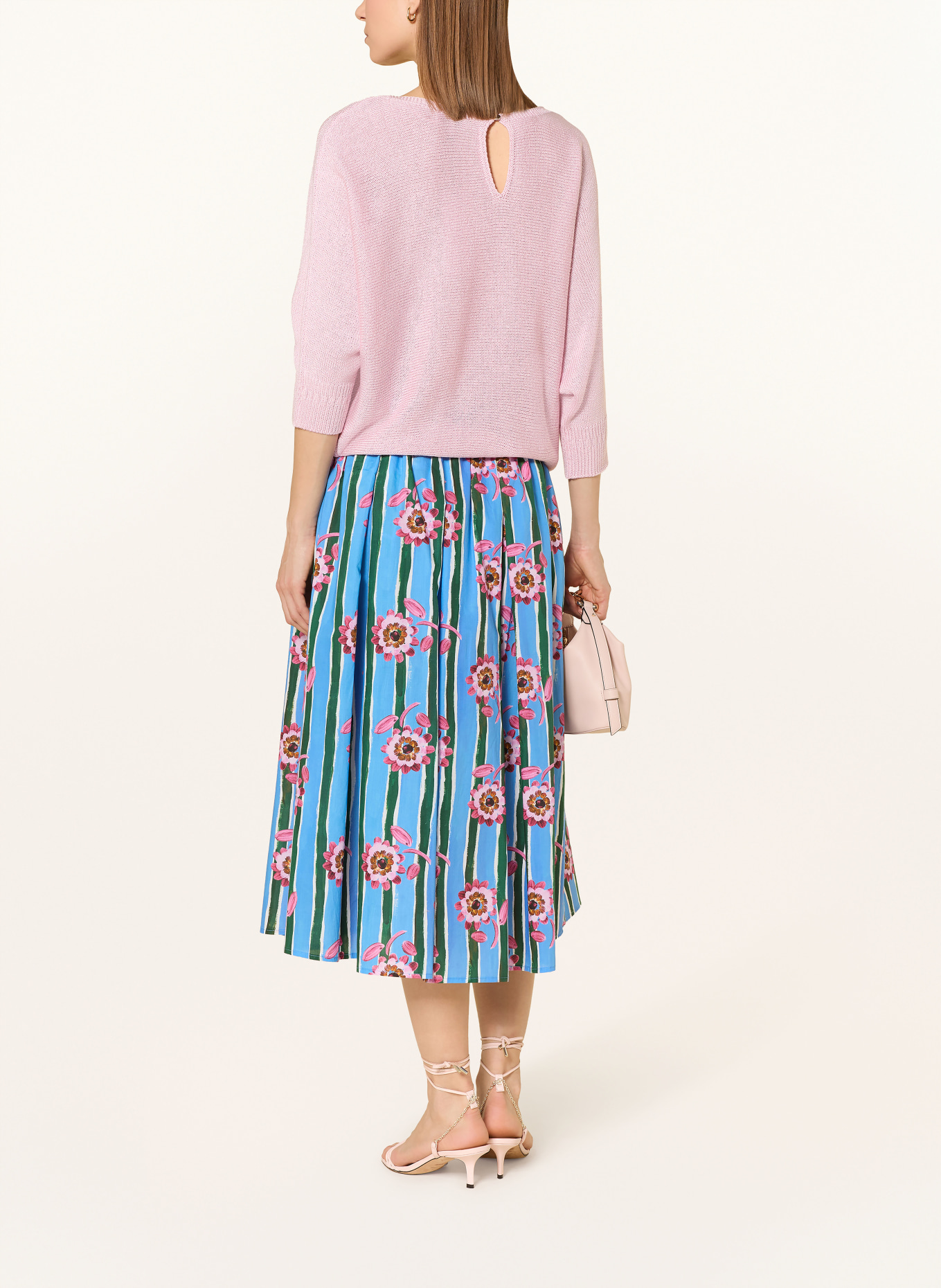 rossana diva skirt: BLUE / PINK / DARK GREEN