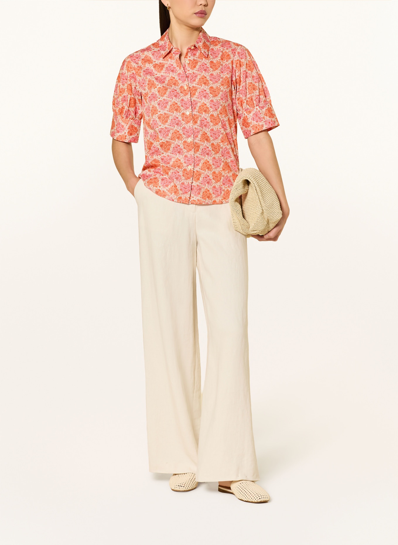 rossana diva Hemdbluse: HELLROT / ROSA / ECRU