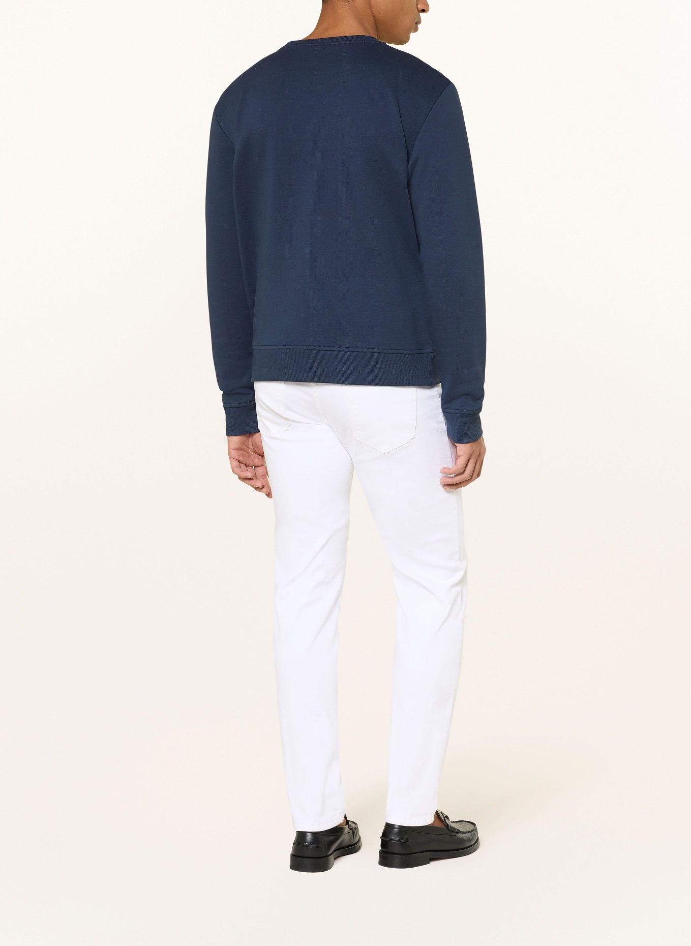 PAUL sweatshirt: DARK BLUE / WHITE