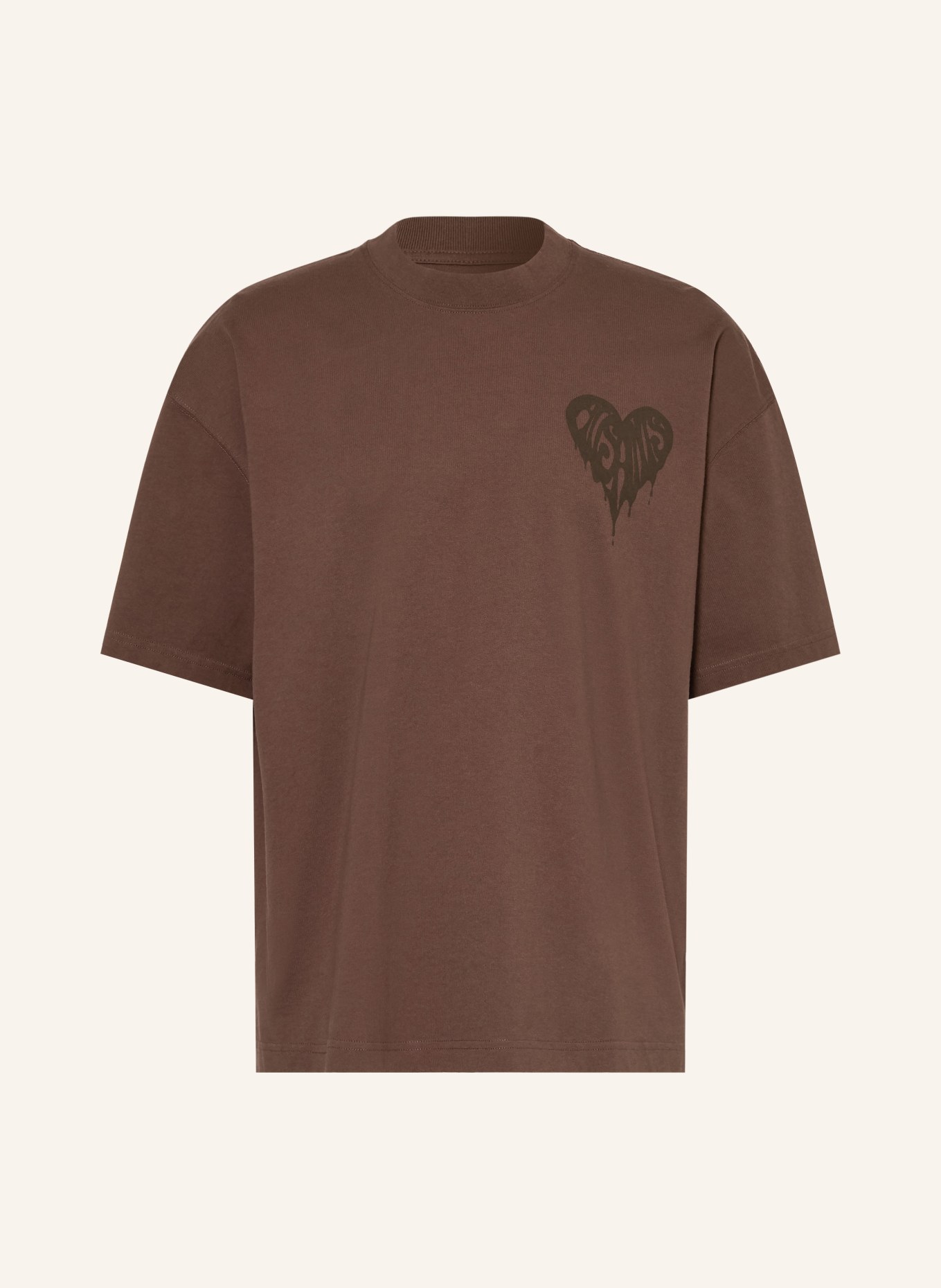 ALLSAINTS T-shirt TRIP: BRĄZOWY / CIEMNOBRĄZOWY