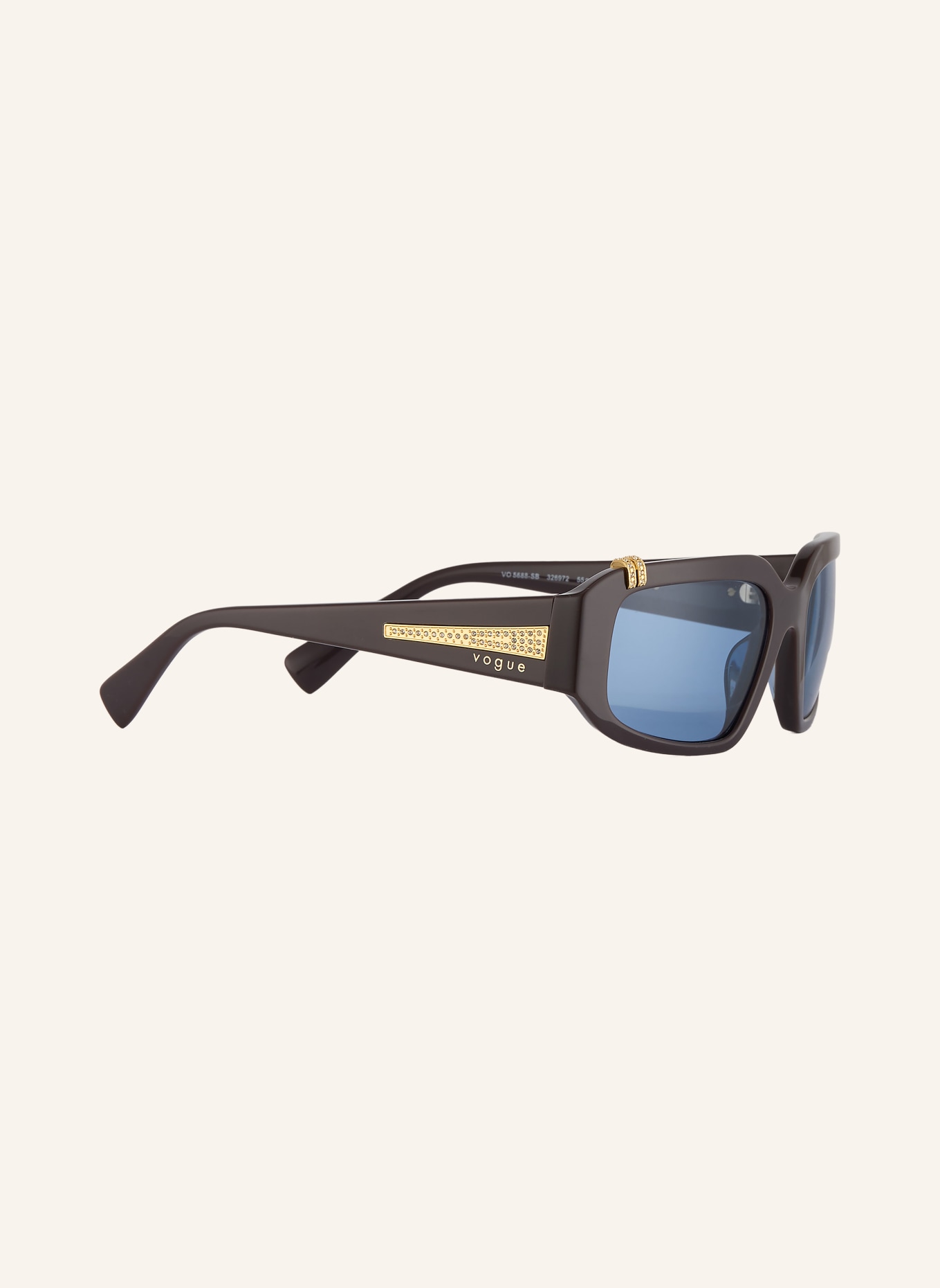 VOGUE Sunglasses VO5688SB: DARK BROWN/ BLUE