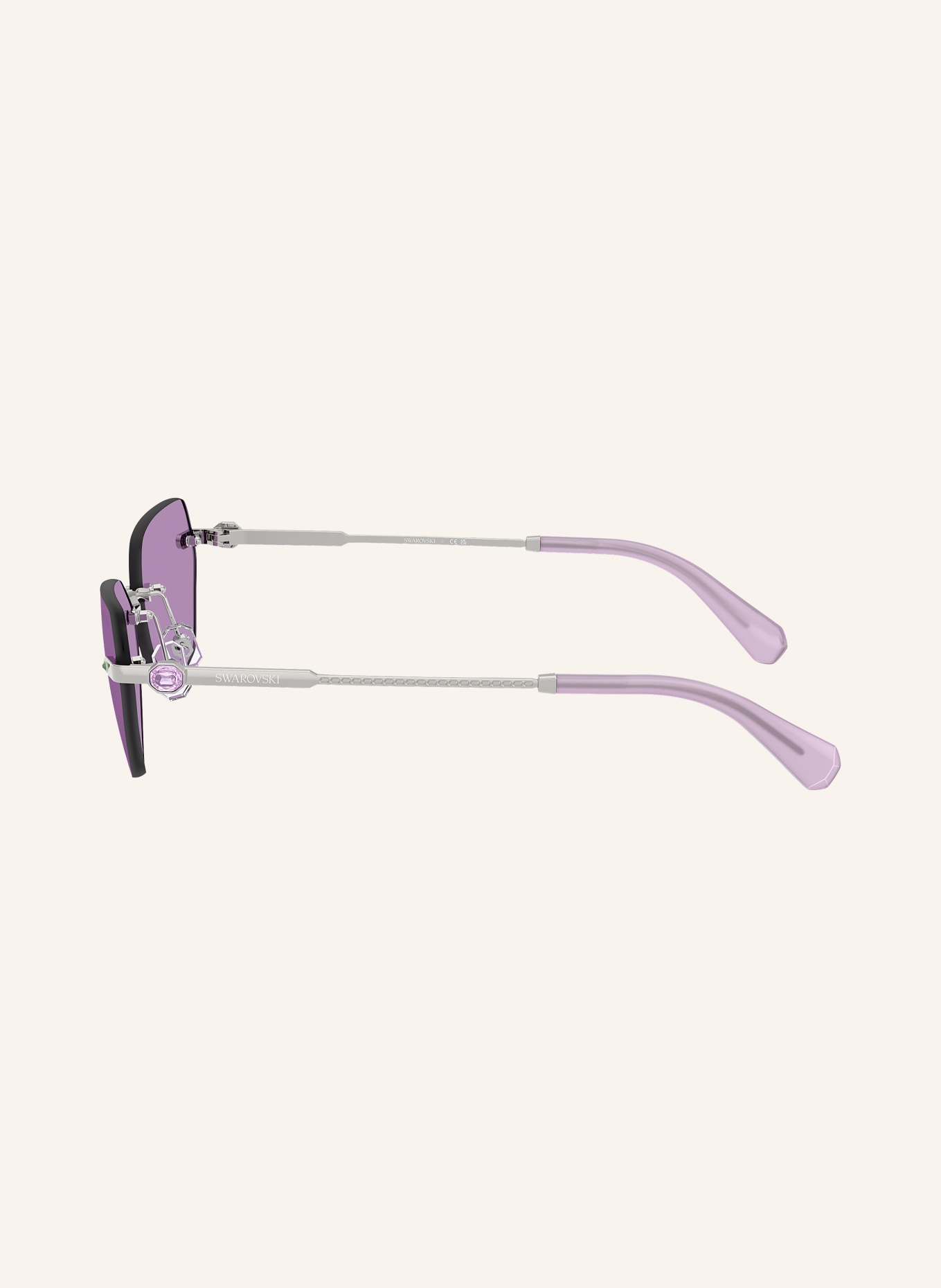 SWAROVSKI Sonnenbrille SK7038: SILBER/ LILA