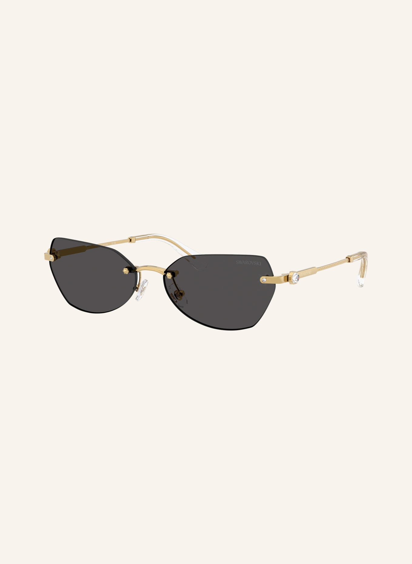 SWAROVSKI Sonnenbrille SK7038: GOLD/ DUNKELGRAU