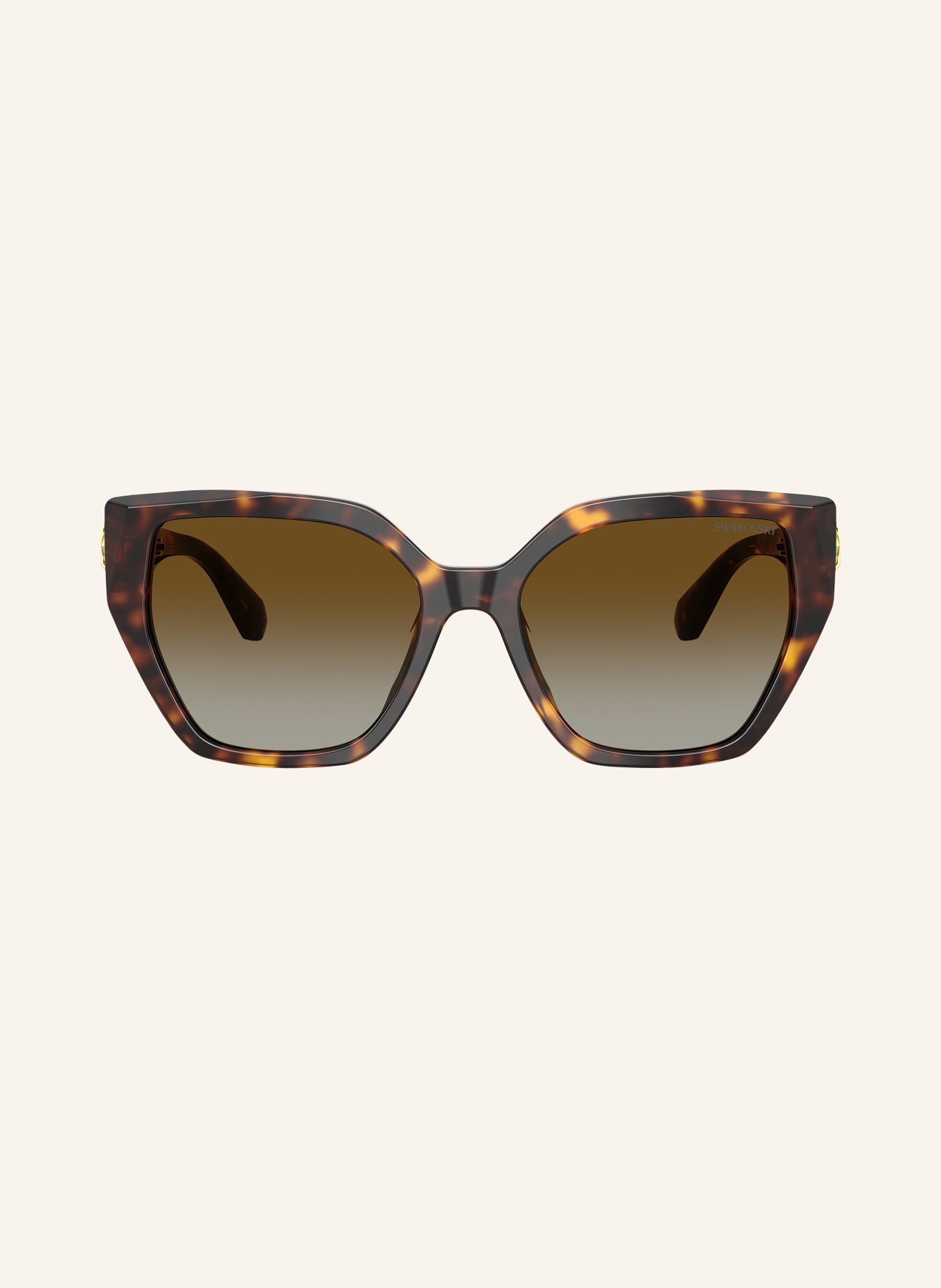 SWAROVSKI Sonnenbrille SK6044U: HAVANA/ BRAUN POLARISIERT