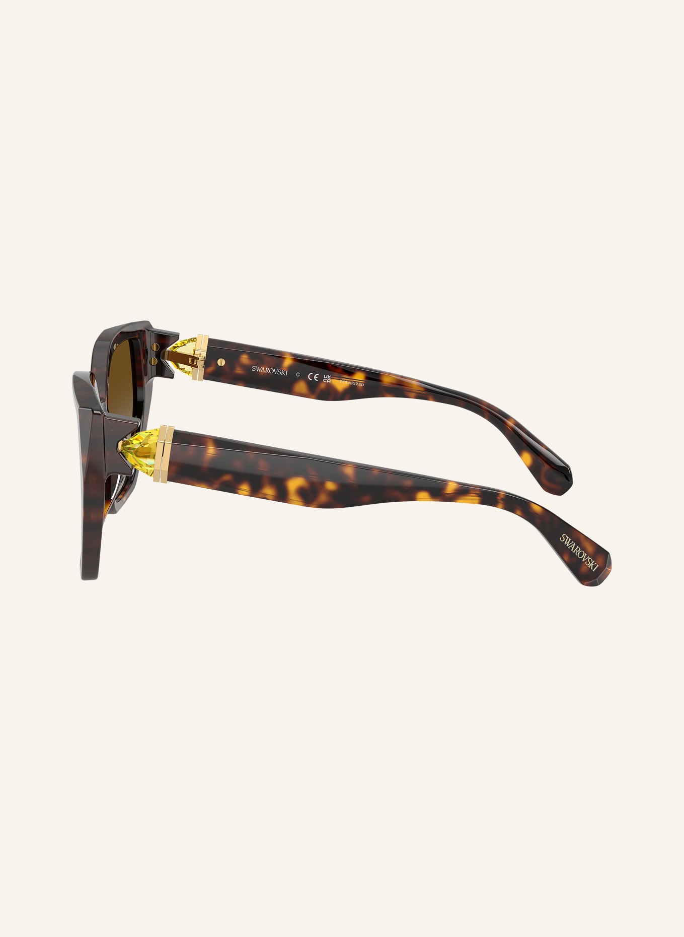 SWAROVSKI Sonnenbrille SK6044U: HAVANA/ BRAUN POLARISIERT
