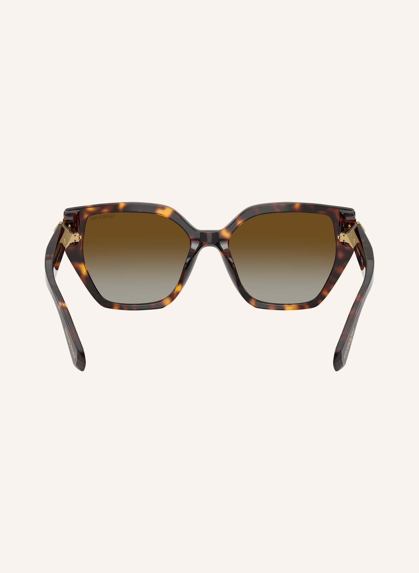 SWAROVSKI Sonnenbrille SK6044U: HAVANA/ BRAUN POLARISIERT