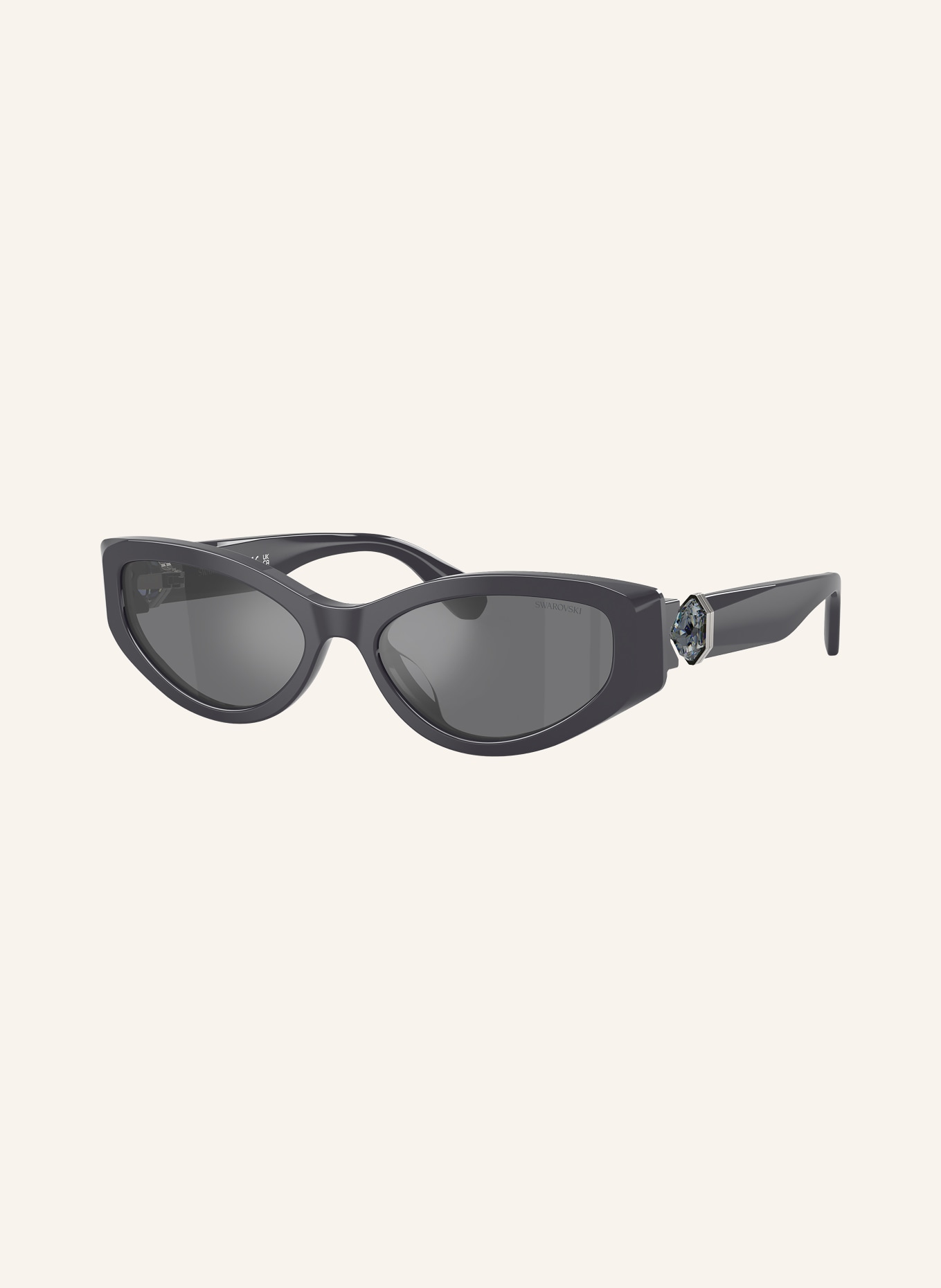 SWAROVSKI Sonnenbrille SK6045U: DUNKELGRAU/ DUNKELGRAU