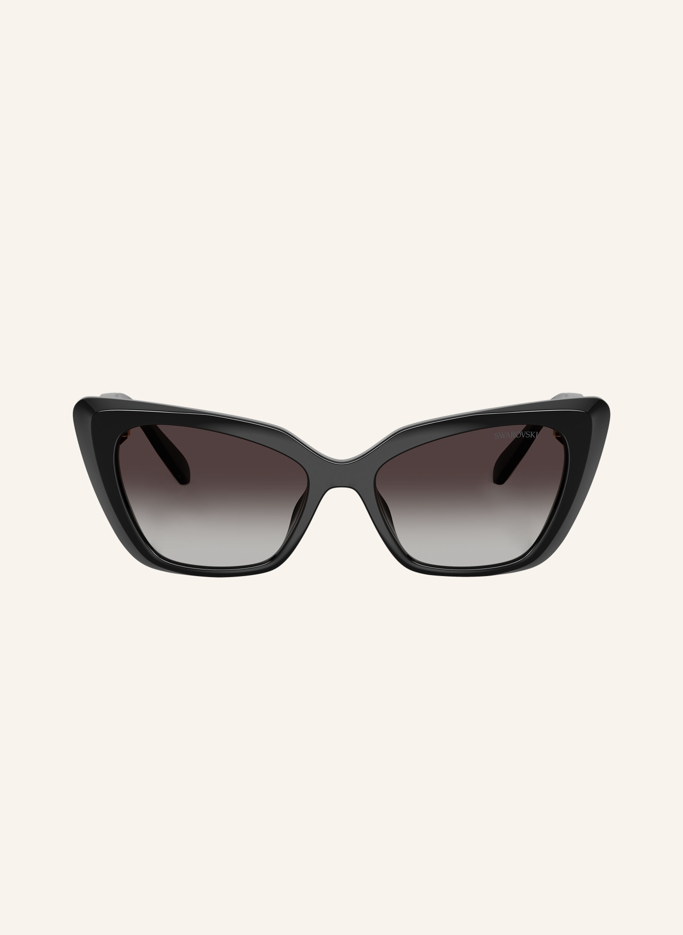 SWAROVSKI Sonnenbrille SK6047: SCHWARZ/ GRAU VERLAUF