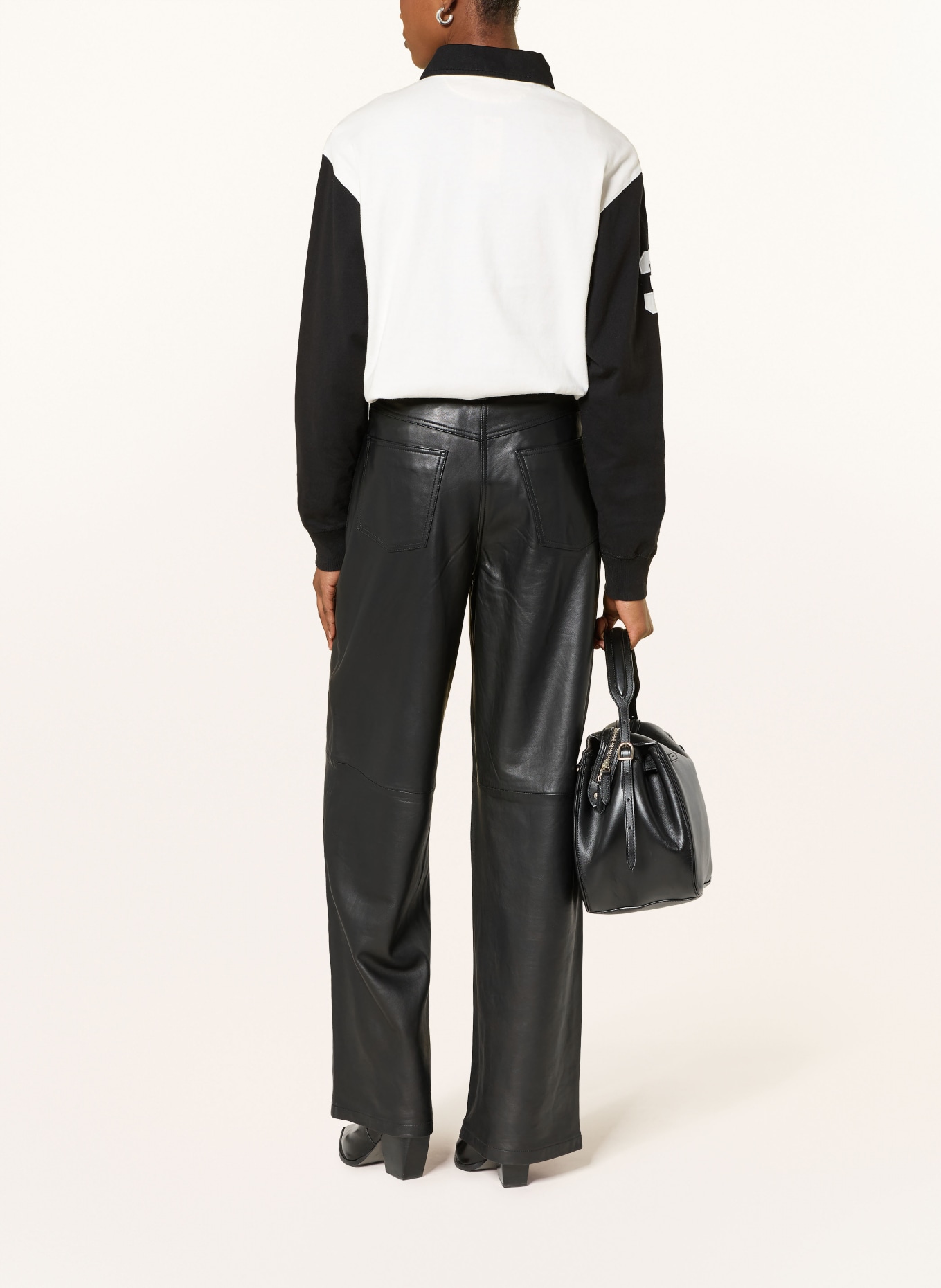 POLO RALPH LAUREN Rugbyshirt: WEISS / ROT / SCHWARZ