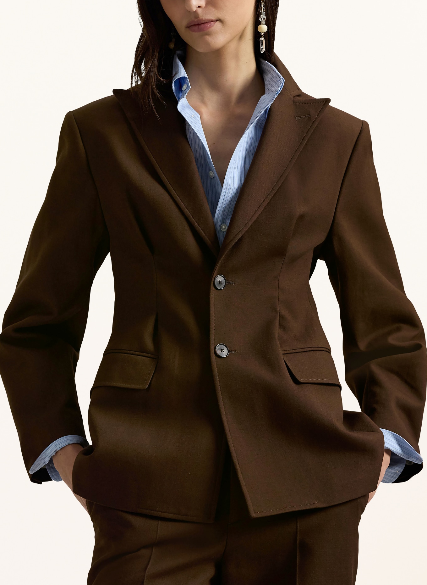 POLO RALPH LAUREN sako: TMAVĚ HNĚDÁ