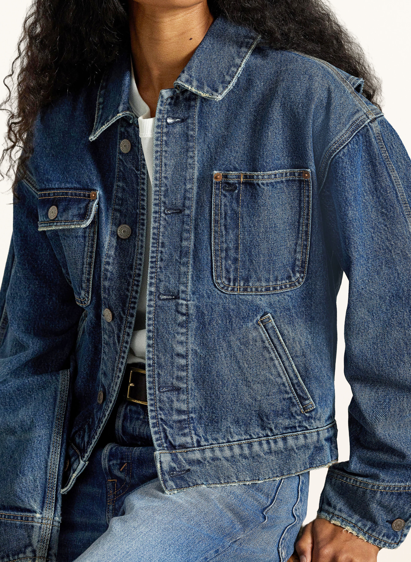 POLO RALPH LAUREN Jeansjacke: 001 MENDEZ WSH