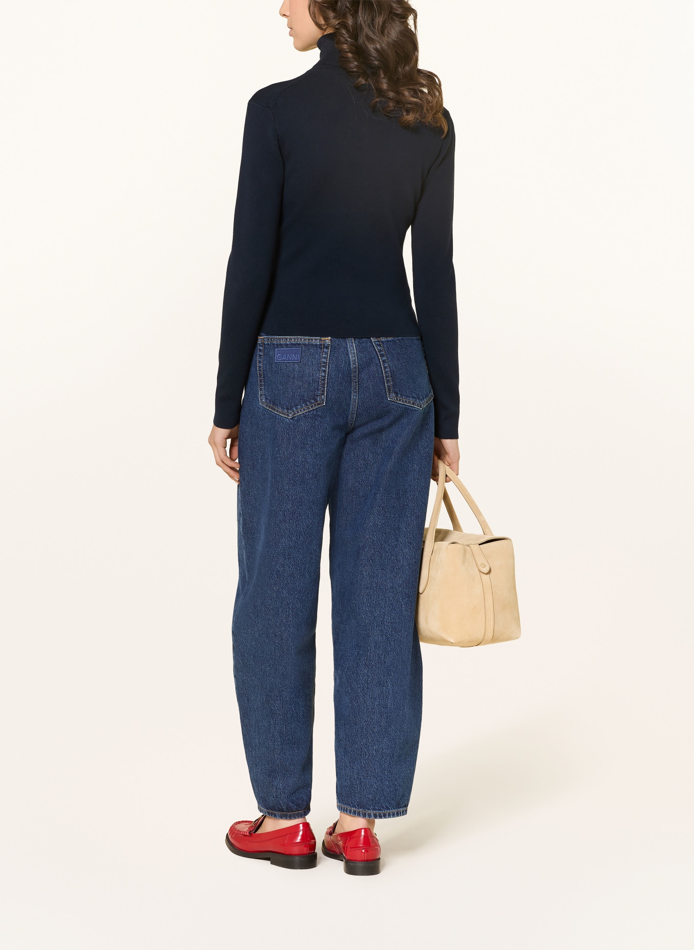 POLO RALPH LAUREN Rollkragenshirt: DUNKELBLAU