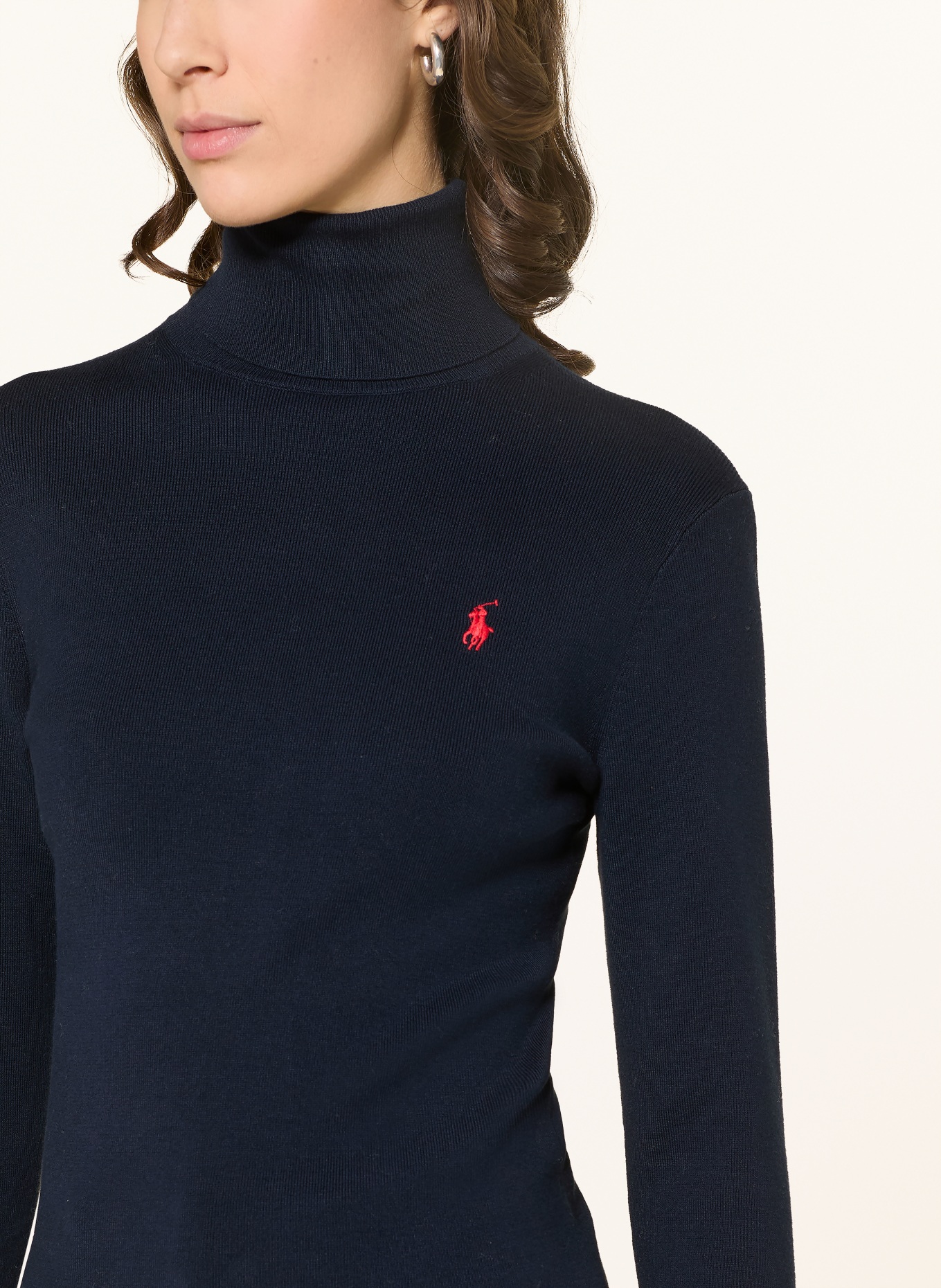 POLO RALPH LAUREN Rollkragenshirt: DUNKELBLAU