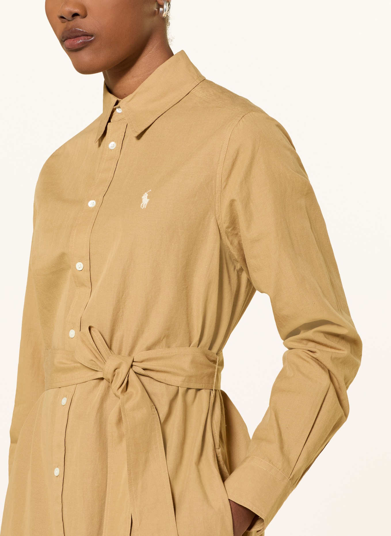 POLO RALPH LAUREN Košilové šaty: VELBLOUDÍ