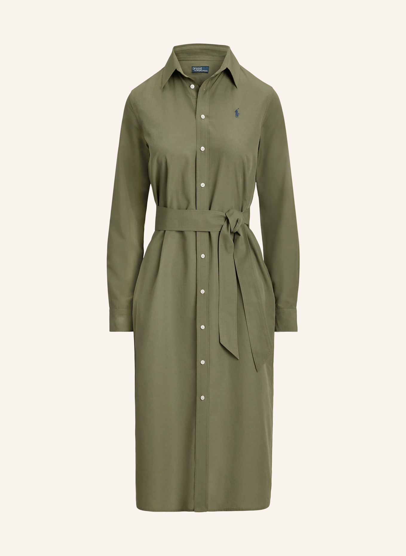 POLO RALPH LAUREN Hemdblusenkleid: OLIV