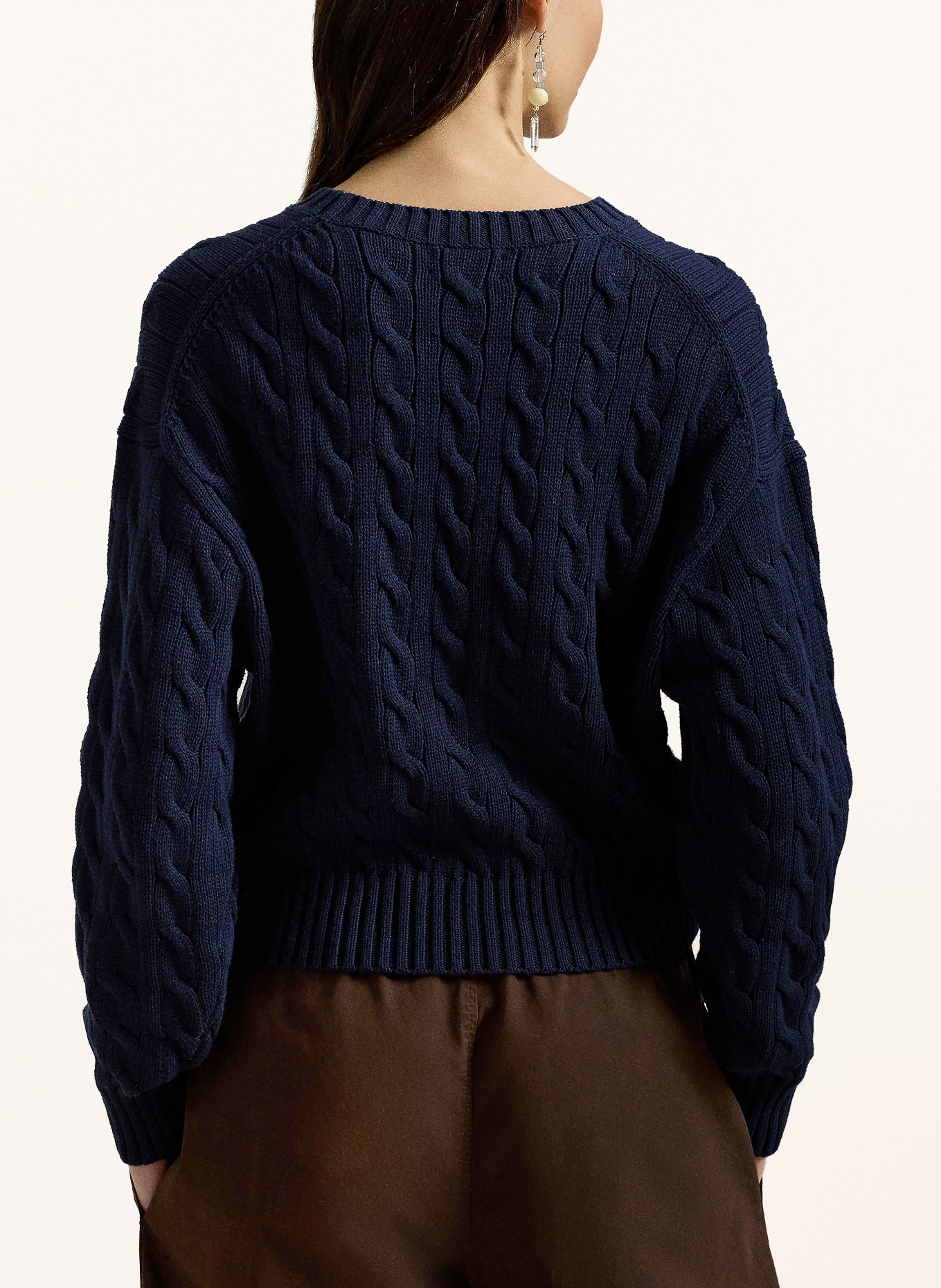 POLO RALPH LAUREN svetr: TMAVĚ MODRÁ