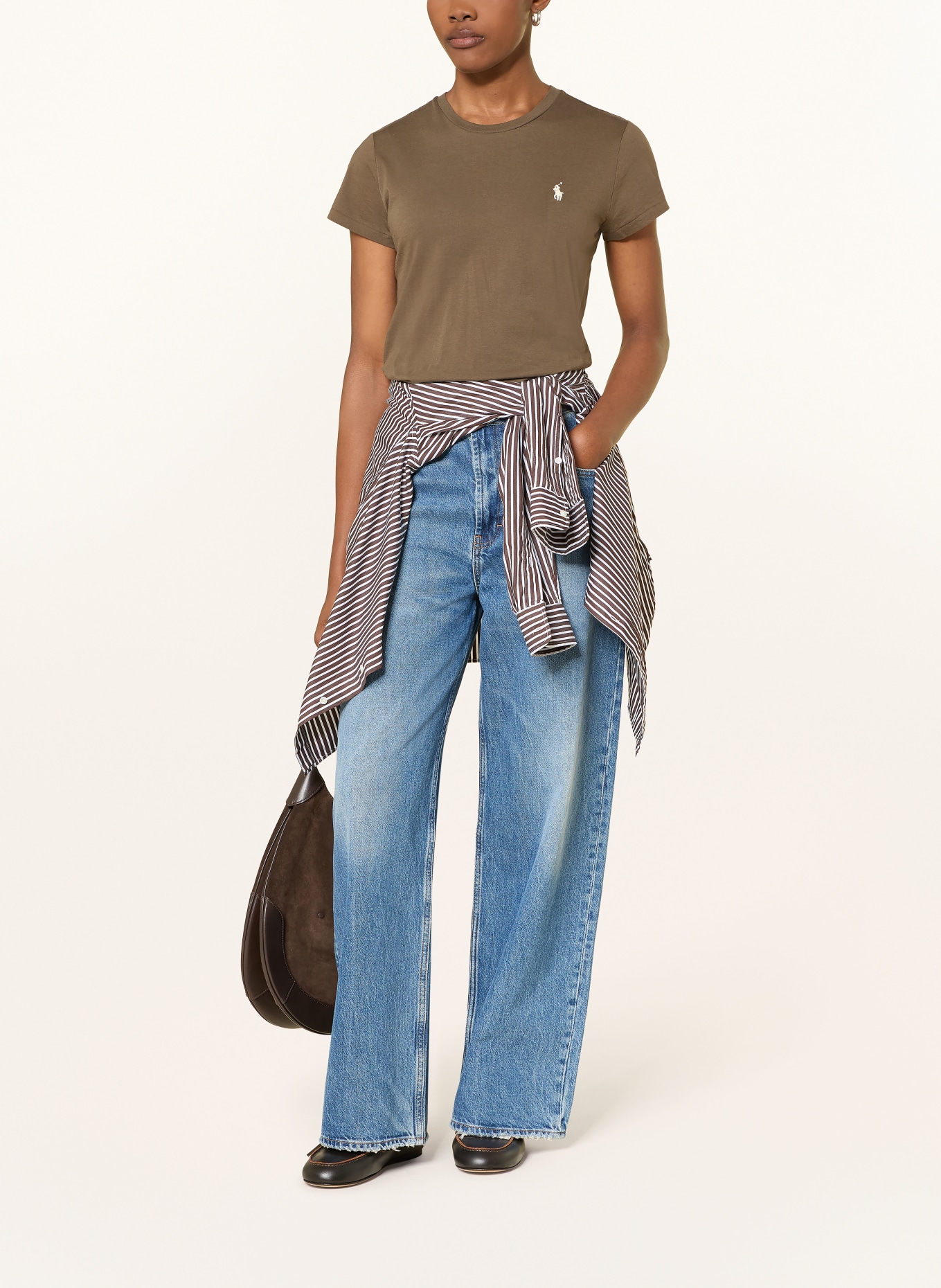 POLO RALPH LAUREN T-Shirt: KHAKI