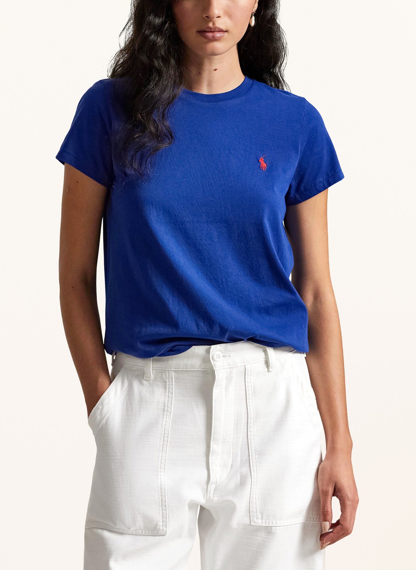 POLO RALPH LAUREN tričko: MODRÁ