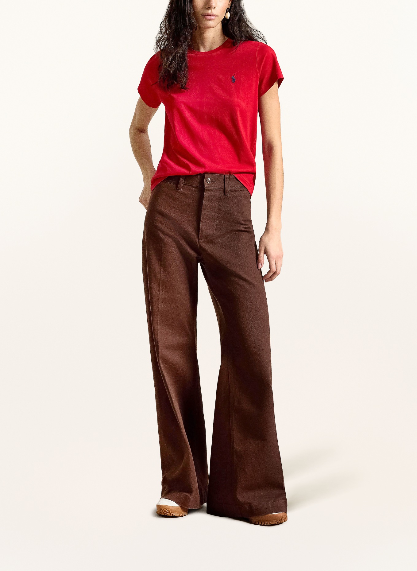 POLO RALPH LAUREN tričko: ČERVENÁ