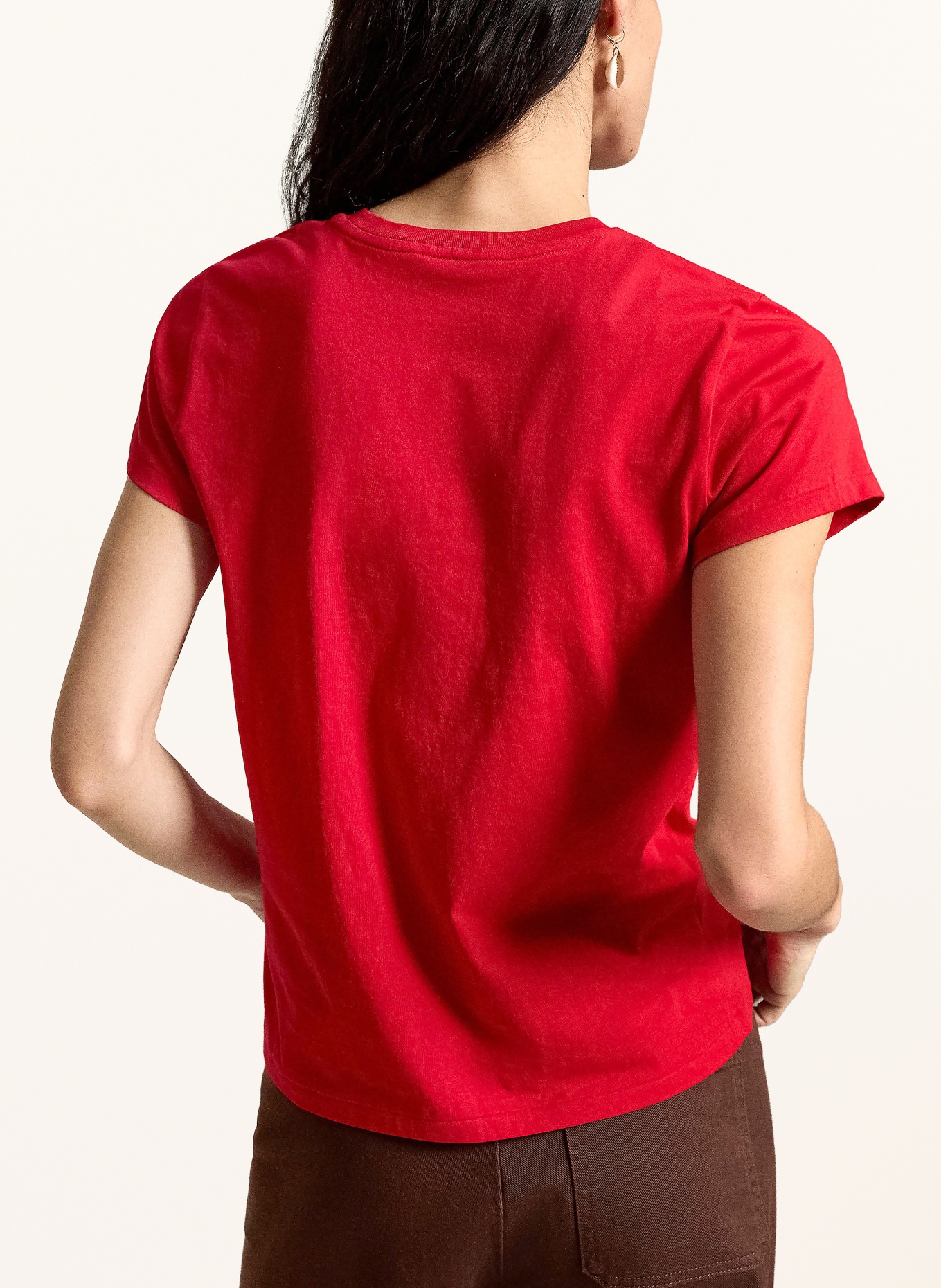 POLO RALPH LAUREN tričko: ČERVENÁ