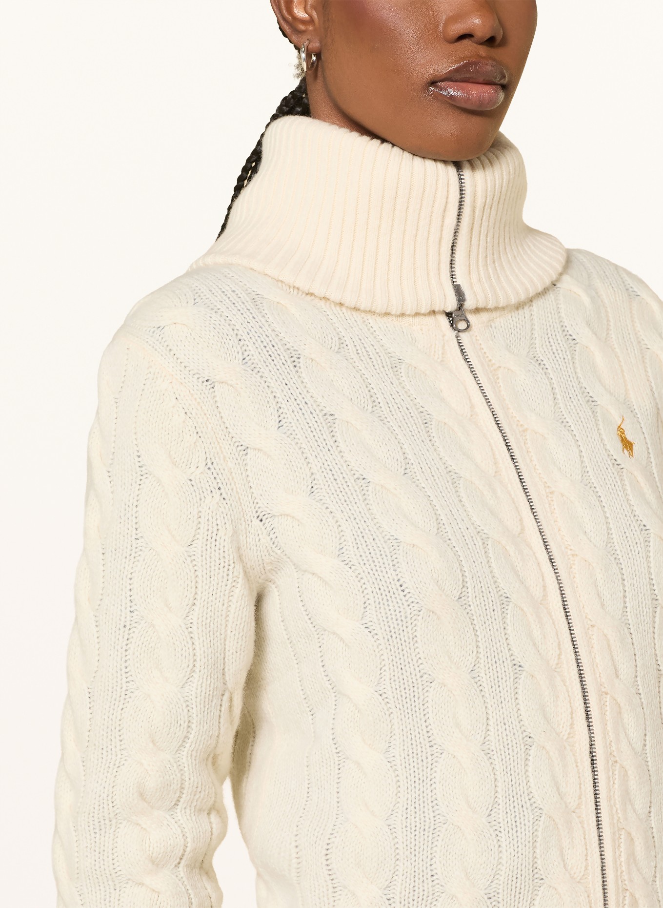 POLO RALPH LAUREN Strickjacke: ECRU