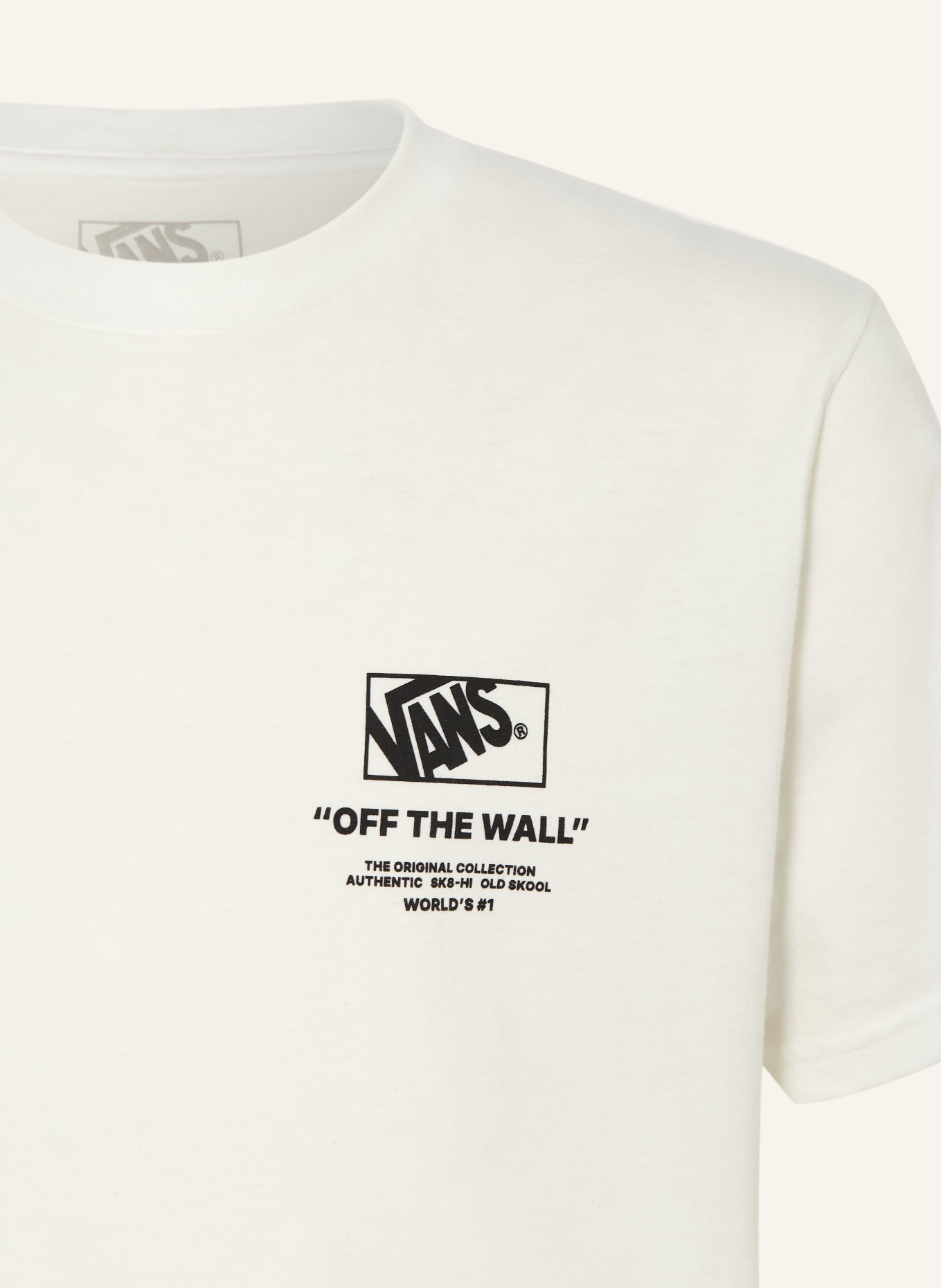 VANS T-shirt: WHITE