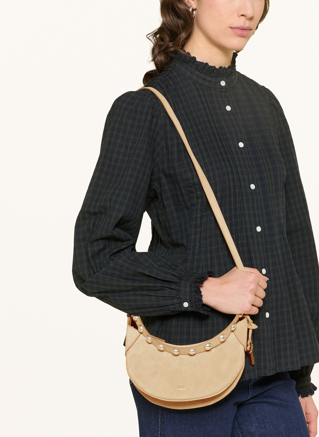 POLO RALPH LAUREN sac à bandoulière: BEIGE