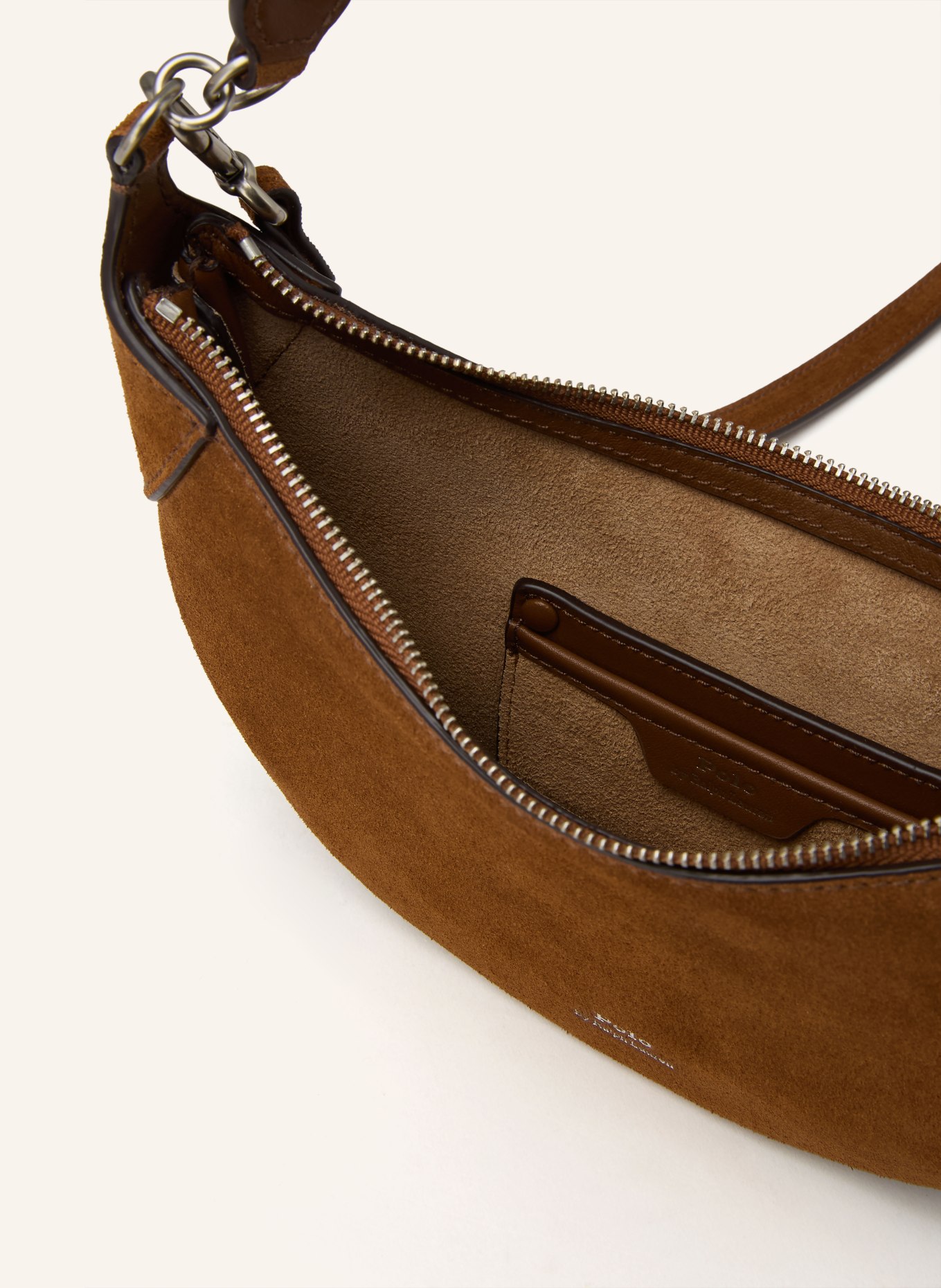 POLO RALPH LAUREN taška přes rameno: HNĚDÁ