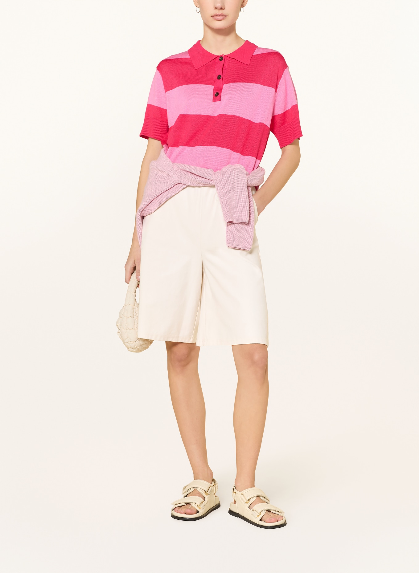 ICHI Shorts IHKATE: CREAM