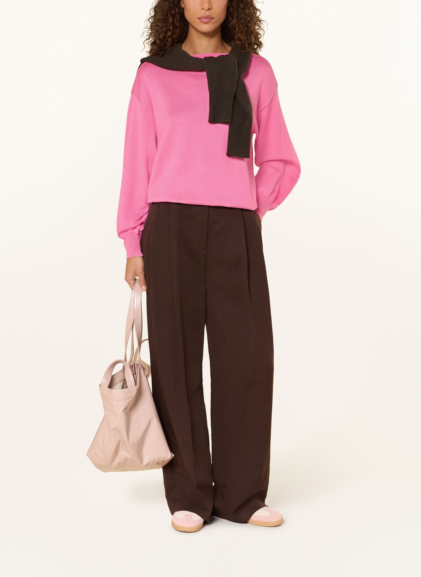 ICHI Svetr IHLULS: RŮŽOVÁ