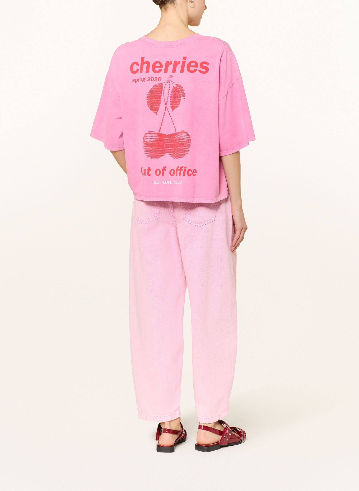 ICHI Barrel Jeans IHAVENA: 142307 Cameo Pink