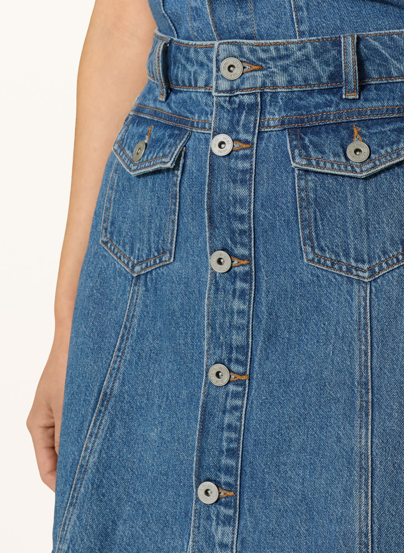 ICHI Jeansrok IHPAMILA: BLAUW