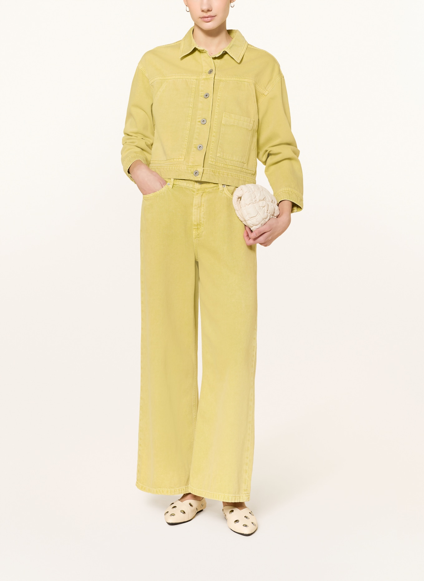 ICHI Dżinsy z szerokimi nogawkami IHMIJALLA: 130317 Green