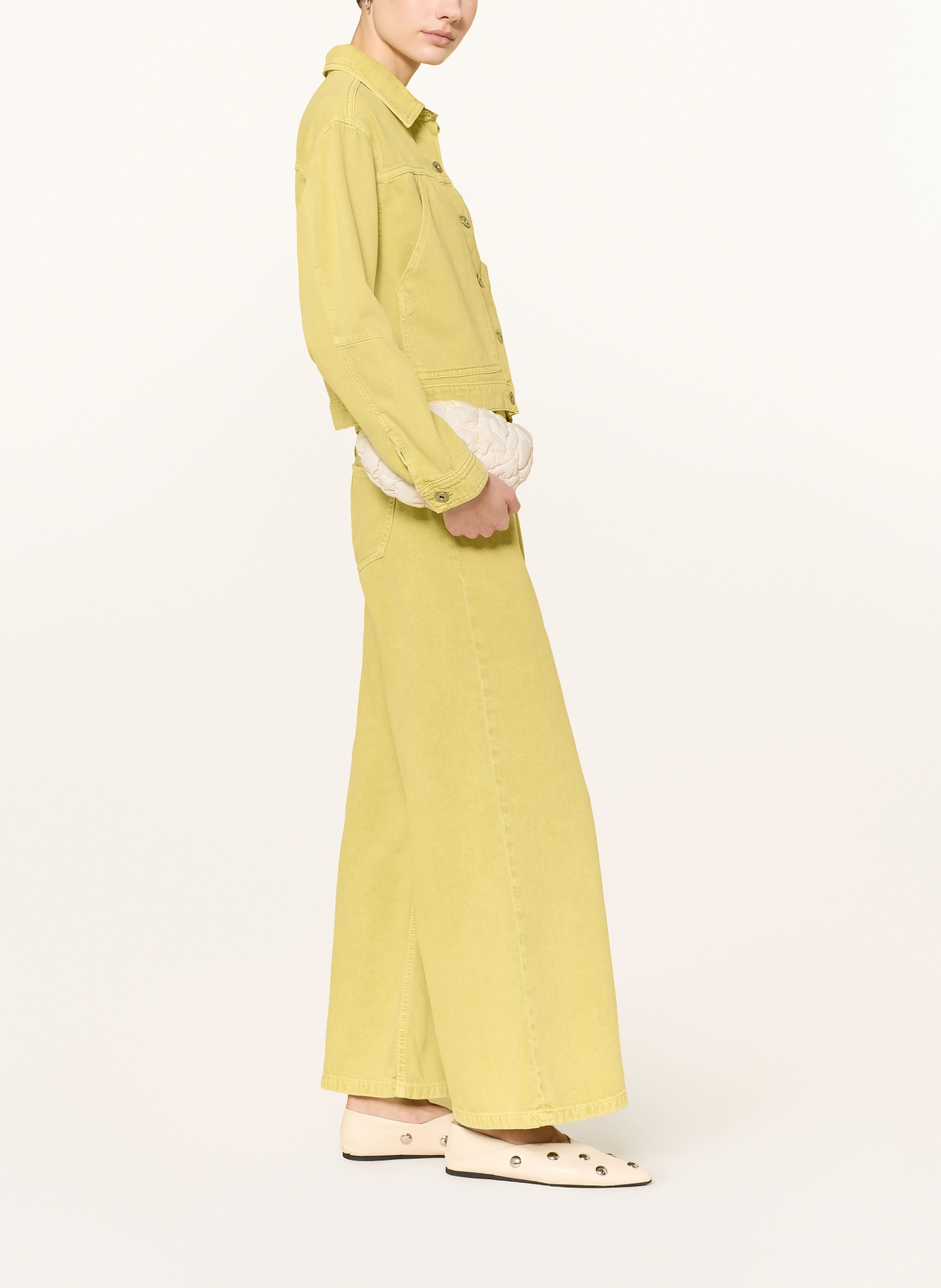 ICHI Dżinsy z szerokimi nogawkami IHMIJALLA: 130317 Green