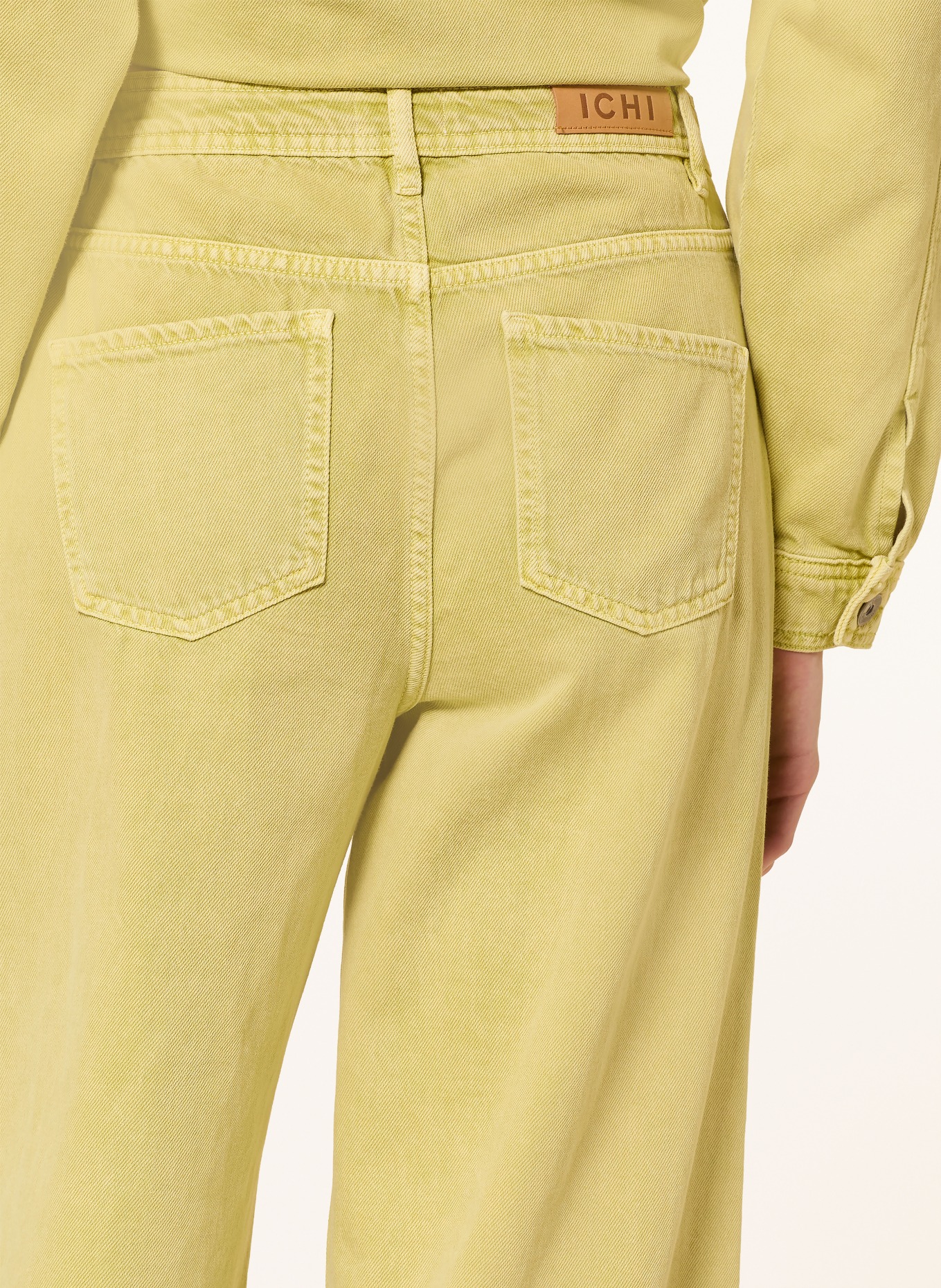 ICHI Dżinsy z szerokimi nogawkami IHMIJALLA: 130317 Green