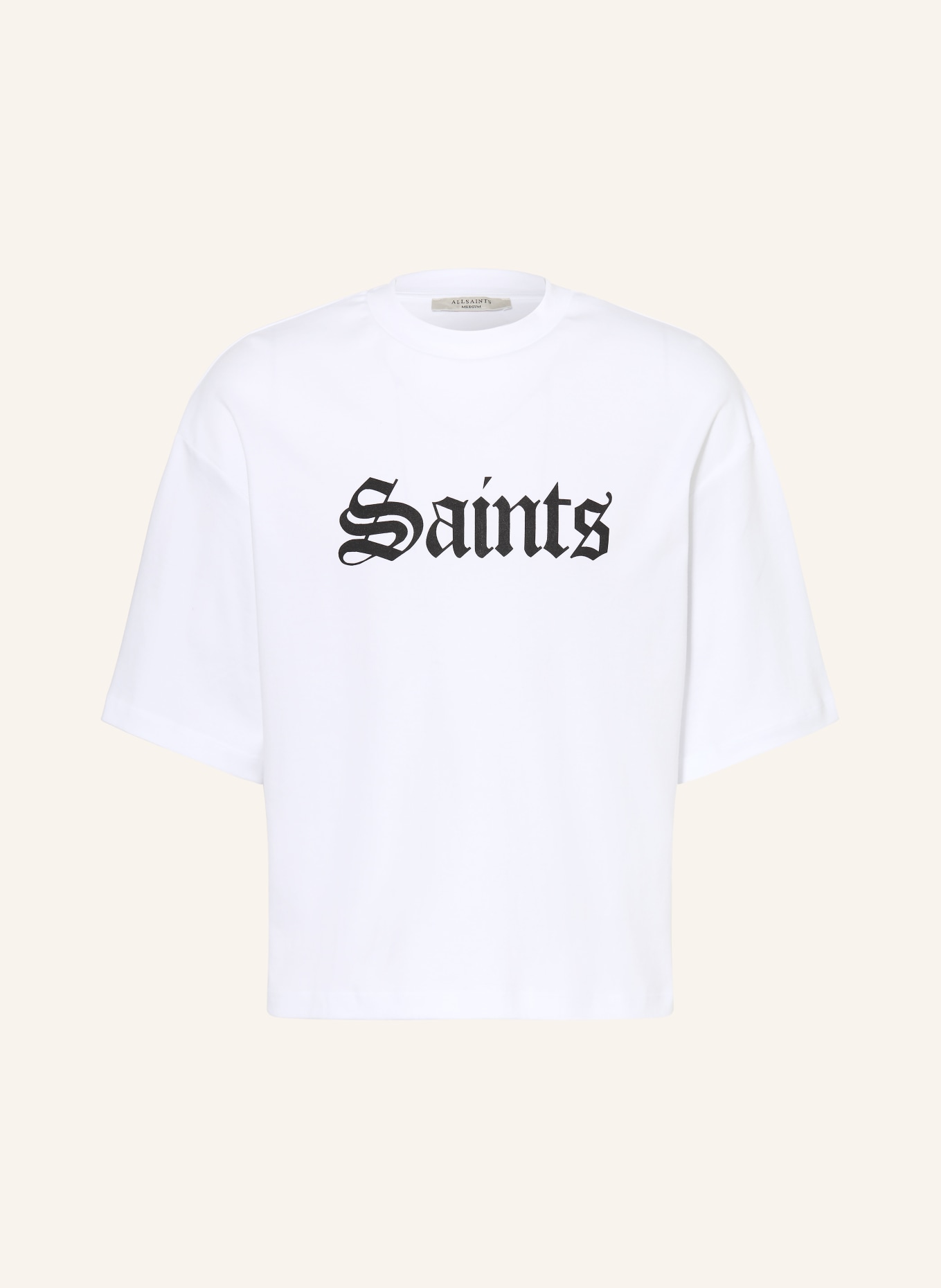 ALLSAINTS Tričko SAINT AMELIE: BÍLÁ