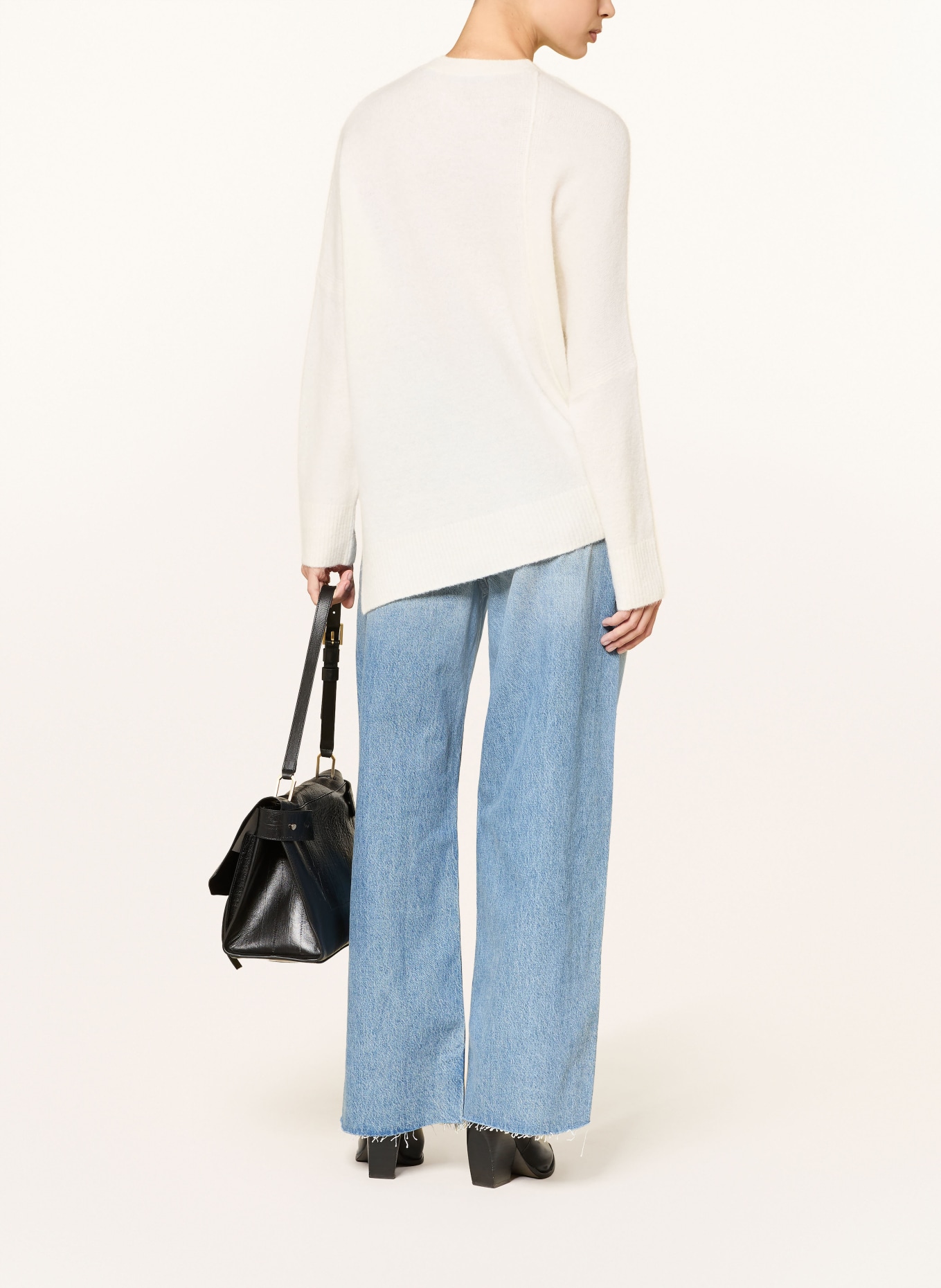 ALLSAINTS Sweter LOCK: KREMOWY