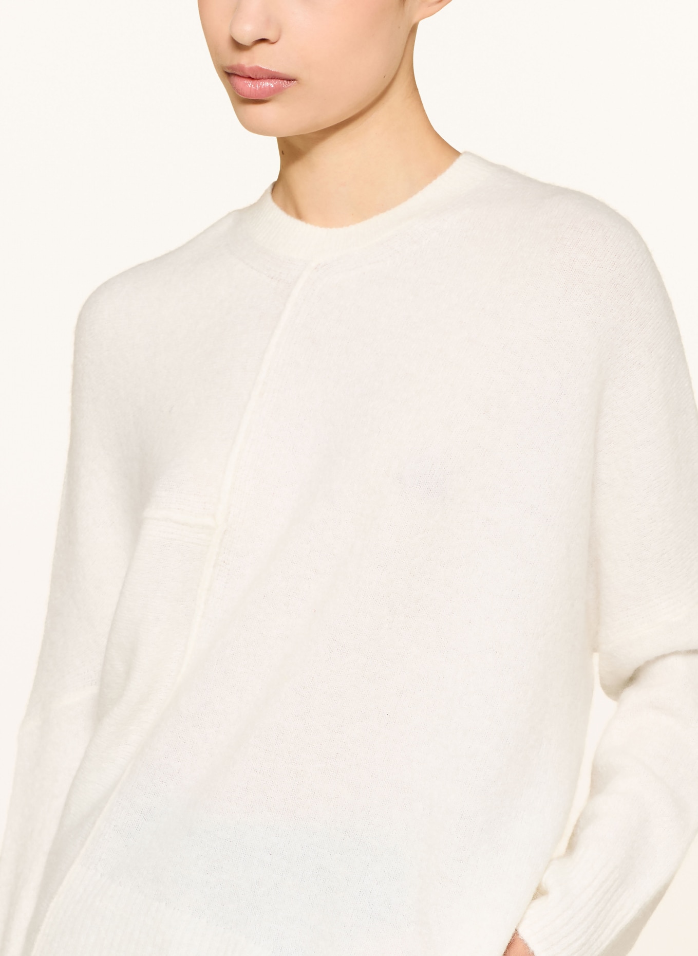 ALLSAINTS Sweter LOCK: KREMOWY