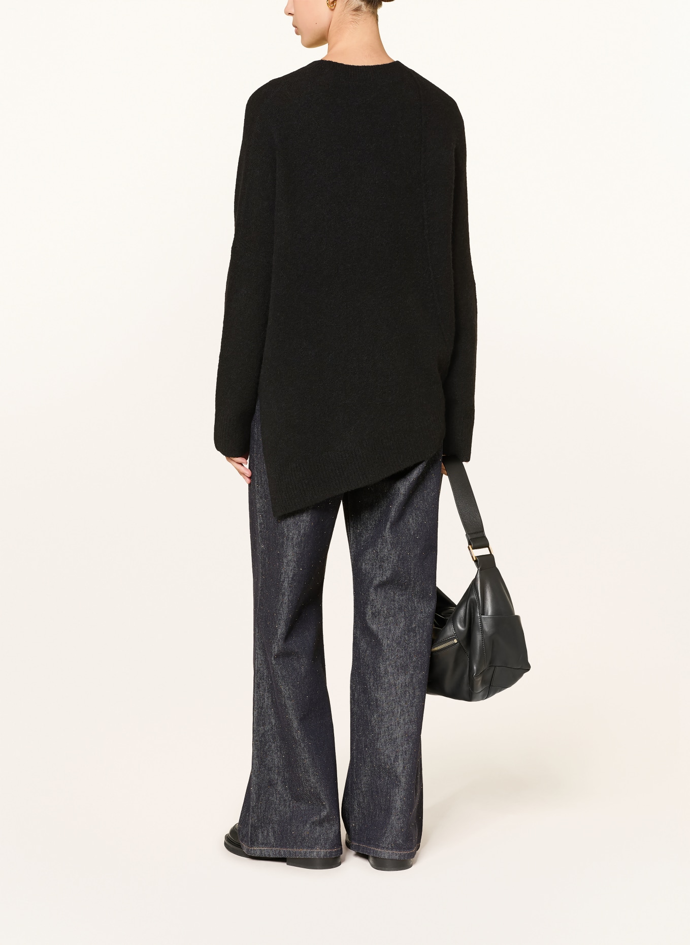 ALLSAINTS Sweter LOCK: CZARNY