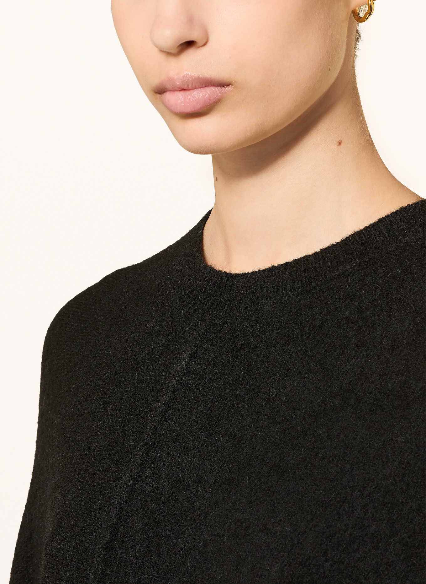 ALLSAINTS Sweter LOCK: CZARNY