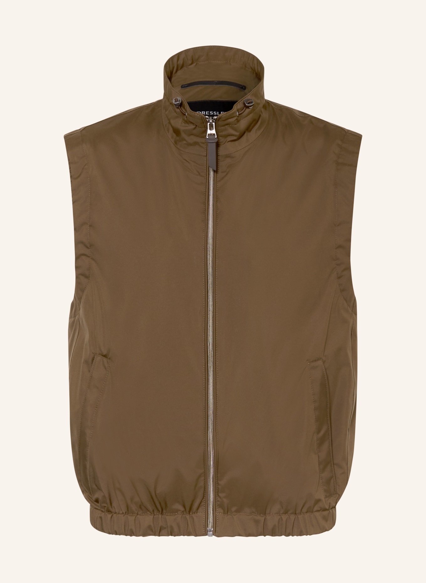 DRESSLER Weste: BRAUN