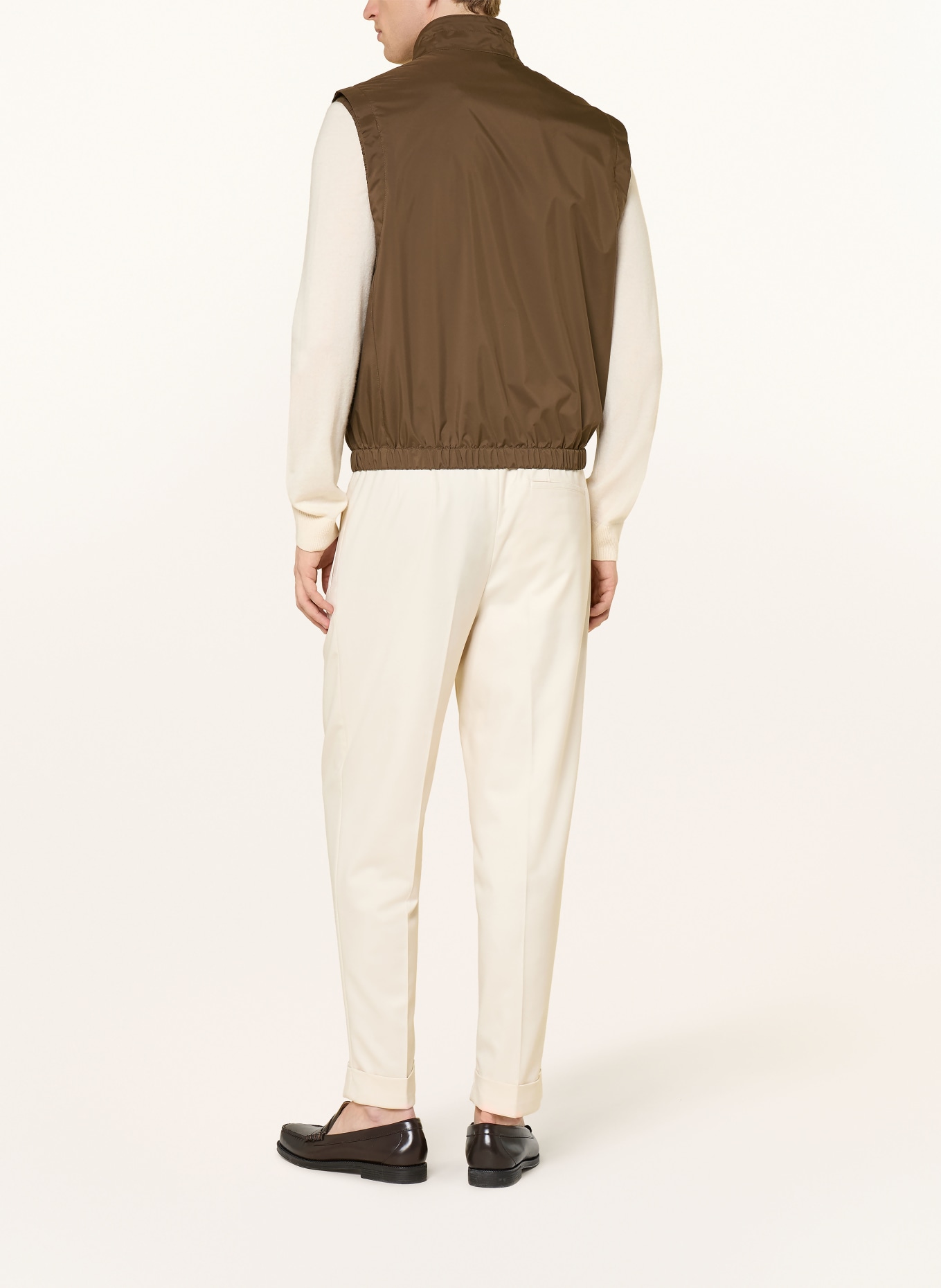 DRESSLER Weste: BRAUN