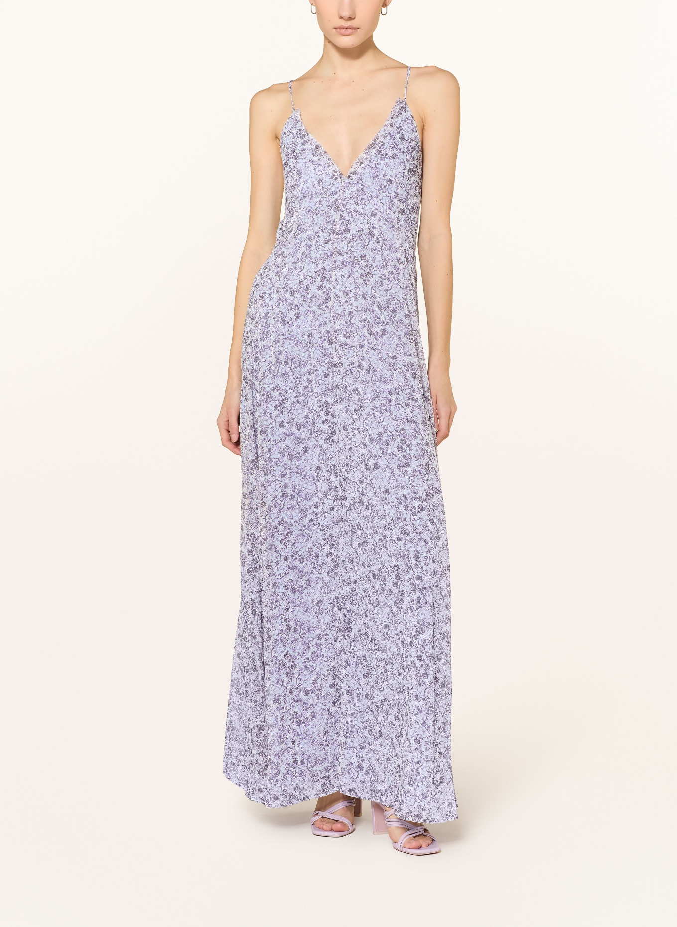 MAX & Co. Kleid COECRU: HELLBLAU / LILA / SCHWARZ