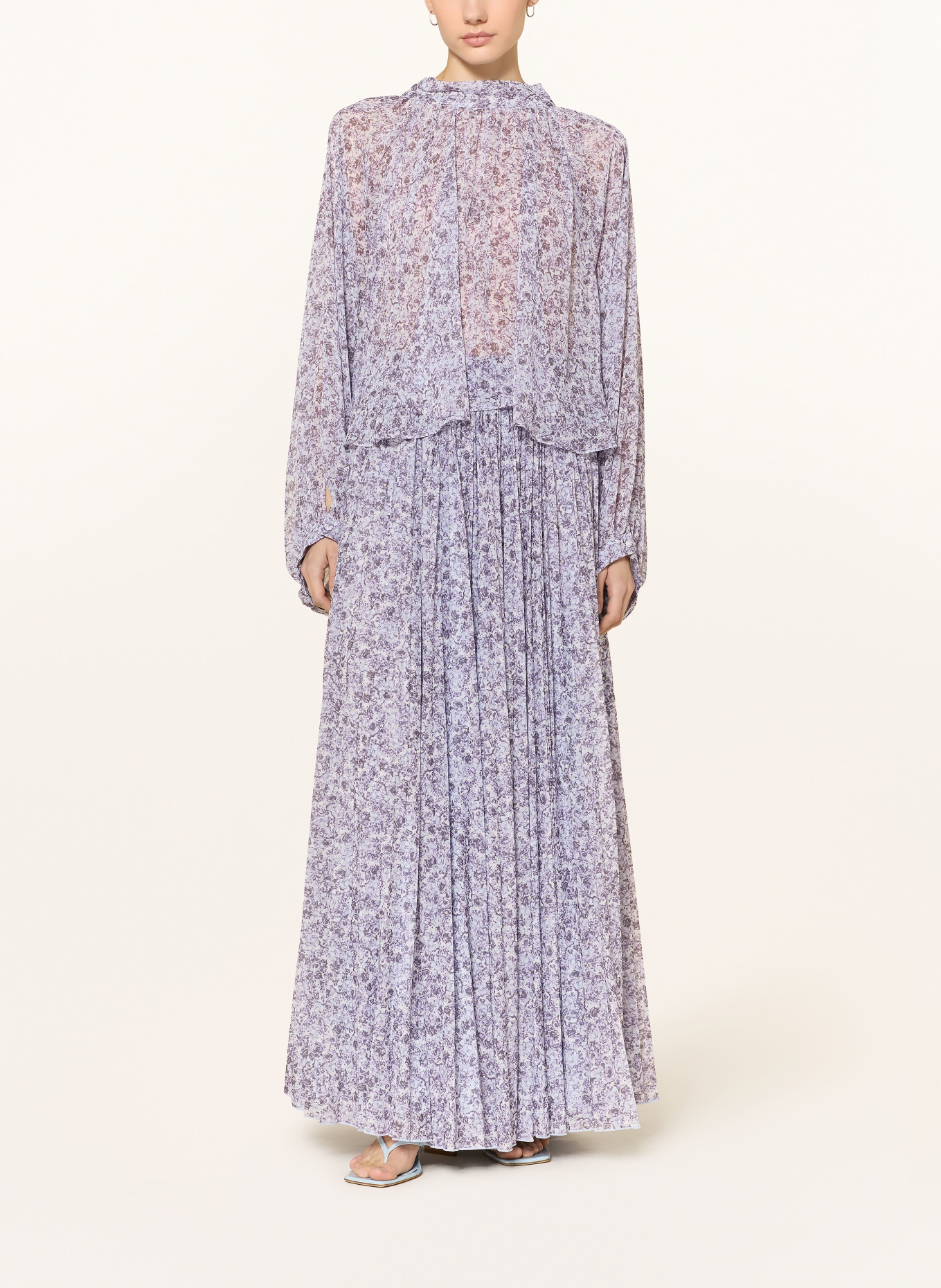 MAX & Co. Blusenshirt AFFETTO: HELLLILA / DUNKELLILA