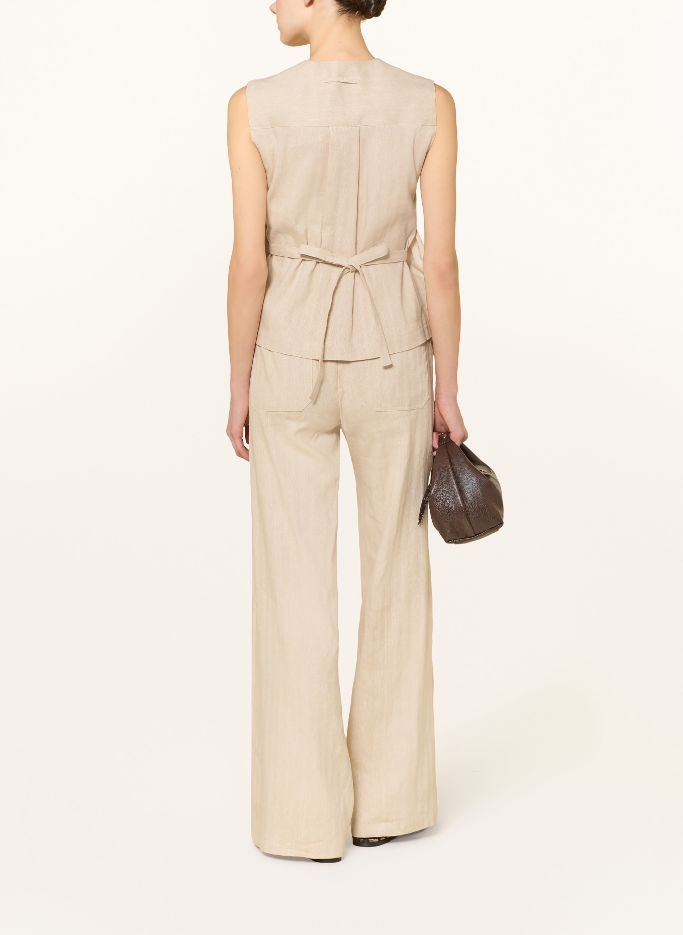 MAX & Co. Blazerweste CANZONE mit Leinen: BEIGE