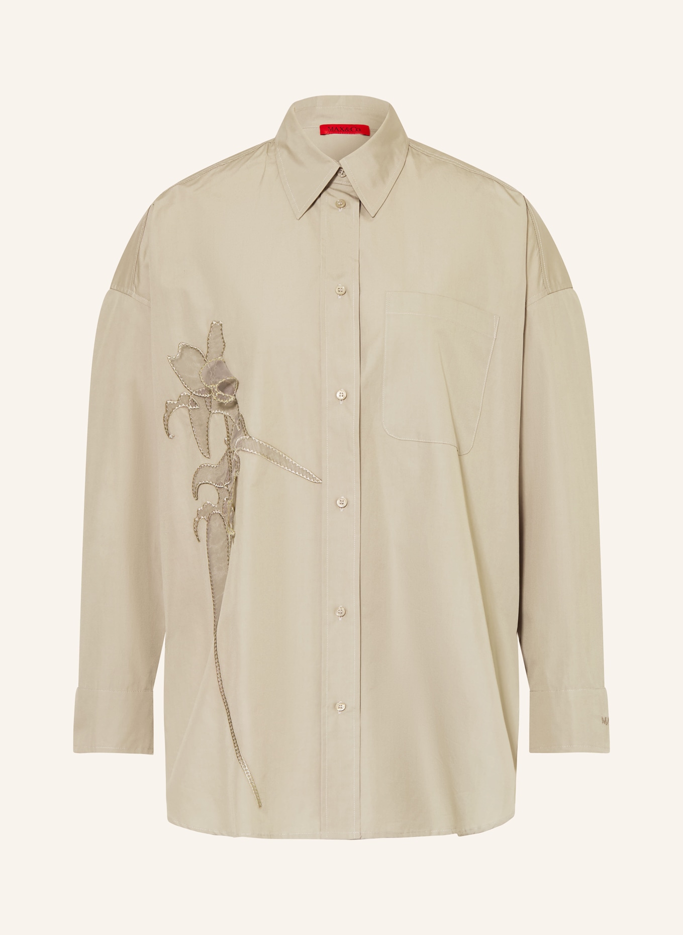 MAX & Co. CANNETI shirt blouse: KHAKI