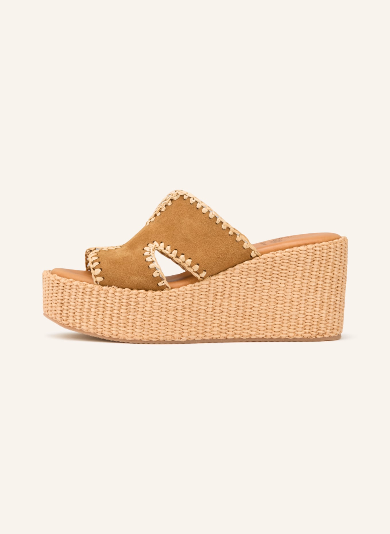 È MIA Platform wedges: BEIGE