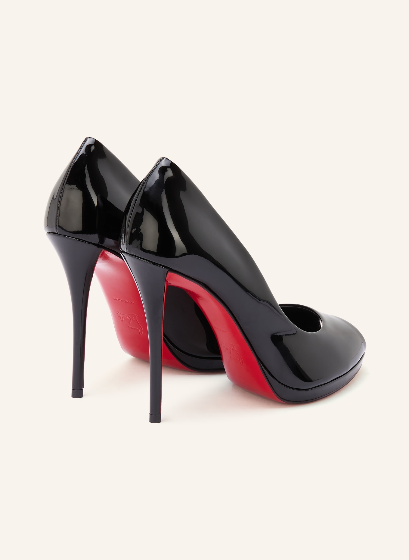 Christian Louboutin Lakierowane czółenka LADY Z 120: CZARNY